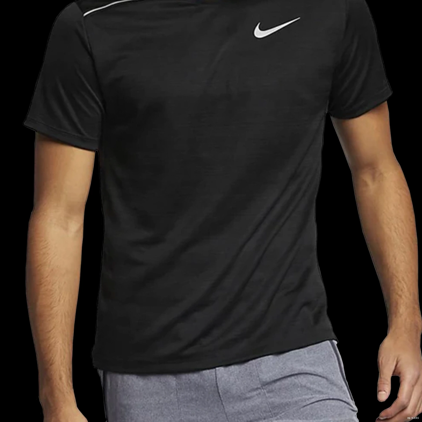 Shirt Nike 1.0 Black T Dri-Fit Miler 0712